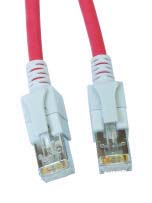 Źródło zasilania do systemu wprowadza napięcie po jednej stronie kabla krosowego, tym samym powodując świecenie obu jego końców. 129 Szare Kabel krosowy LED RJ45-RJ45, kat.6 A, 10GB, STP, LS0H, 0.