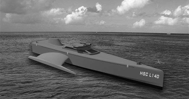 wystarczającą stateczność przy dużych prędkościach. Trimarany o nowej konstrukcji są zaprojektowane do przewozu zarówno pasażerów, jak i towarów (rys. 10).