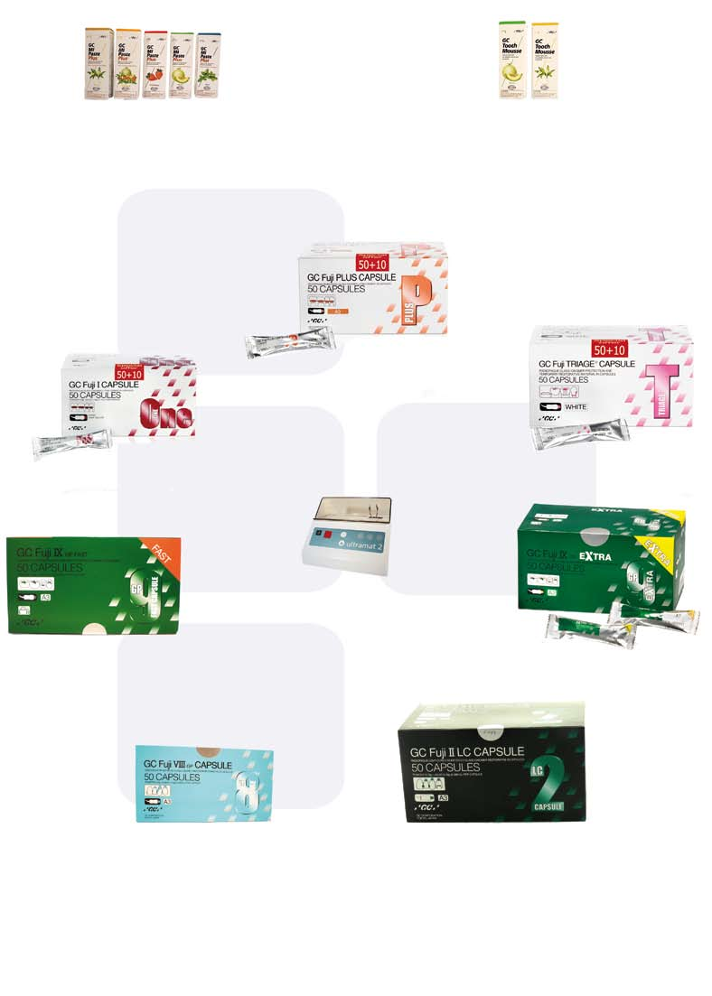 Kupując 6 dowolnych opakowań kapsułek Fuji GC 6 45z ł * MI Paste Plus GC Pasta do miejscowego stosowania, oparta na wodzie i nie wierająca cukru.