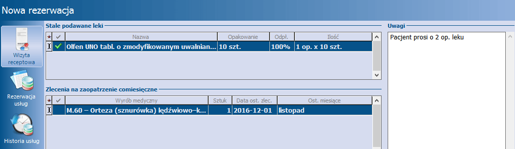 Rezerwacja wizyty Recepty wystawione na wizycie receptowej mogą zostać odebrane zarówno przez pacjenta jak i przez osoby do tego uprawnione.