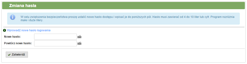 zakończenie procesu. Po pomyślnej weryfikacji należy zakończyć proces przyciskiem. Uwaga. W czasie weryfikacji nie należy wyciągać klucza z portu USB, ponieważ może to spowodować jego blokadę.