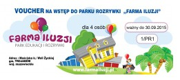 ofertę specjalną. Otrzymają Państwo imienny voucher dla 2 osób dający prawo do bezpłatnego odwiedzenia parku ponownie w tym samym sezonie z bliską osobą.