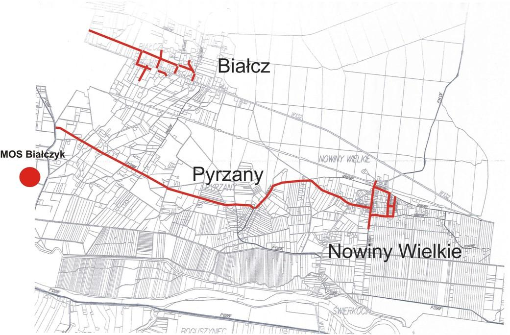Rysunek 5. Sieć kanalizacyjna w gminie Witnica Źródło: www.witnica.