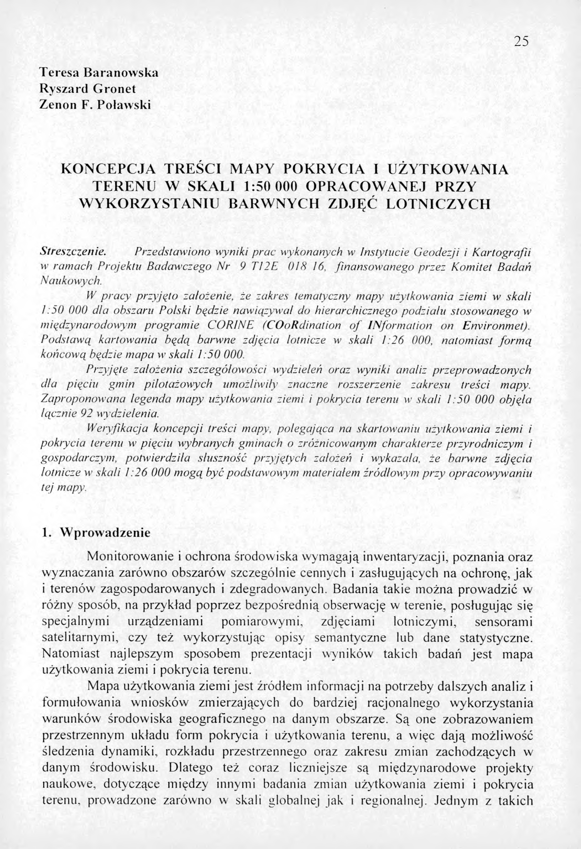 25 Teresa Baranowska Ryszard Gronet Zenon F.