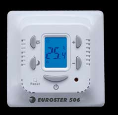 E1288P Programowany regulator temperatury do regulacji klimakonwektorów wentylatorowych.