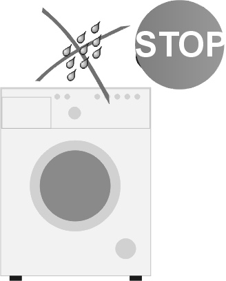 WSKAZÓWKI ODNOŚNIE BEZPIECZEŃSTWA Poparzenia Środki piorące Załadunek prania Okno i drzwi pralki są podczas pracy gorące. Nie do pusz czać dzieci do pracującego urządzenia.