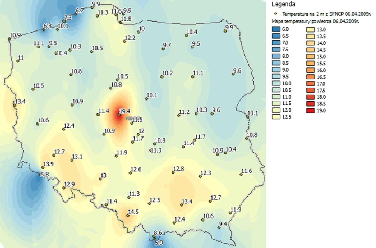 Stworzenie mapy rozkładu