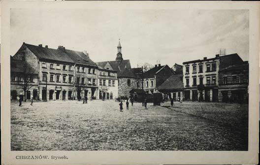 Ryc. 24 Rynek pierzeja zachodnia i północna - widok na kościół św. Mikołaja. Wyd. Kazimierz Zarębski, fot.