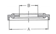 Złącza TRI CLAMP TYP: Uszczelka z wargą DN [mm] A [mm] B [mm] VITON EPDM PTFE MVQ Indeks kopertowa 1/2 25 9,4 TCUF-025013-I TCUE-025013-I TCUP-025013-I TCUS-025013-I TCUK-025013-I 3/4 25 15,8