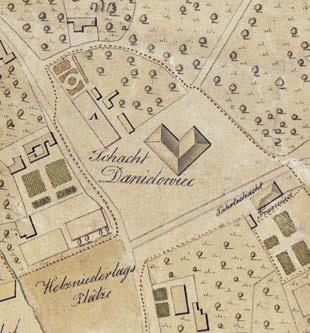 dzieje szybu DANIŁOWICZA 17 Fot. 6. Widok szybu Daniłowicza, L. E. Hrdina, ok. 1842 r. Fot. 7. Widok klety szybowej, M. Seykotta, ok. 1860 r. Nic jednak w tym kierunku nie przedsięwzięto.