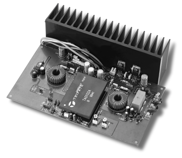 Wysokosprawny wzmacniacz audio 2x250W, część 2 AVT 5015 Wysokosprawny wzmacniacz P R O audio J E 2x250W K T Y W drugiej czíúci artyku³u przedstawiamy najwaøniejsze zagadnienia zwi¹zane z montaøem i