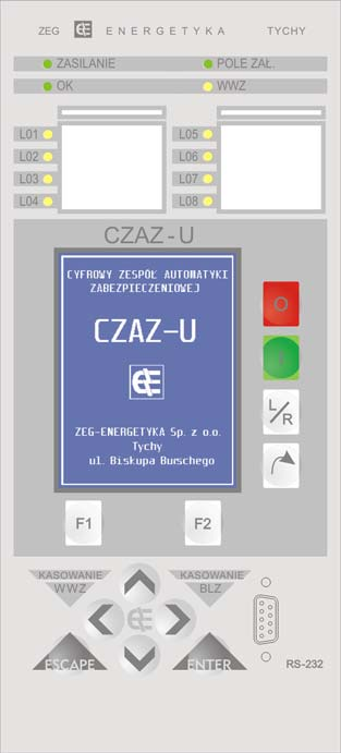 wyświetlaczem graficznym pokazano na rys. 12.3 