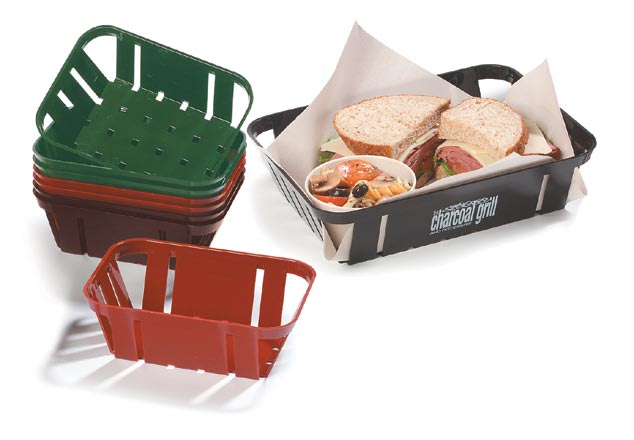 oskonale nadają się do restauracji z meksykańskim menu. Pojemniki o średnicy 20 cm i 30 cm dostępne są ze zdejmowalną pokrywą, natomiast produkt o średnicy 17,8 cm ma pokrywę na zawiasach.