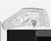 tylnego i światła hamowania Można wymienić tylko żarówkę kierunkowskazu (1).