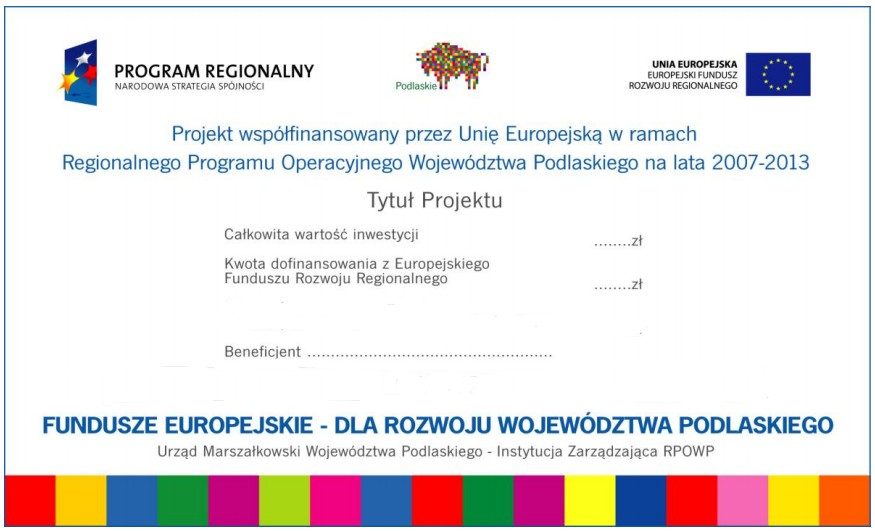 loga i napisy powinny pozostać w formie nie zmienionej, system montażu powinien zapewniać trwałość i stabilność montowania; 3.2.2. Wymagania dot.