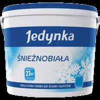 bieli o głęboko matowym wykończeniu (7,80 zł/l) EMAKOL