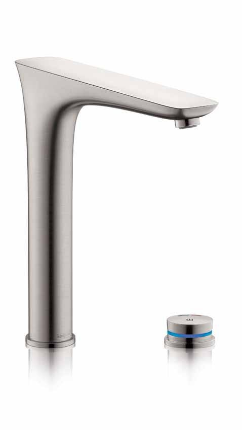 Hansgrohe PuraVida 22 23 PuraVida nazwa tej armatury doskonale wyraża jej purystyczny design i przyjemność, jaką oferuje ona w kontakcie z wodą.