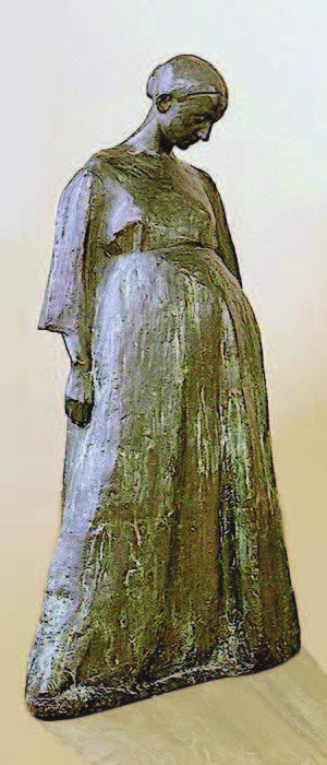 * * * Rycina 11. Xawery Dunikowski jedna z ekspozycji z cyklu rzeźb Kobiety brzemienne [57].