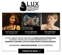 Internetowa kampania informacyjna W listopadzie odbyła się kampania mailingowa i wyświetlany był podwójny bilbord promujący Nagrodę Filmową Lux.
