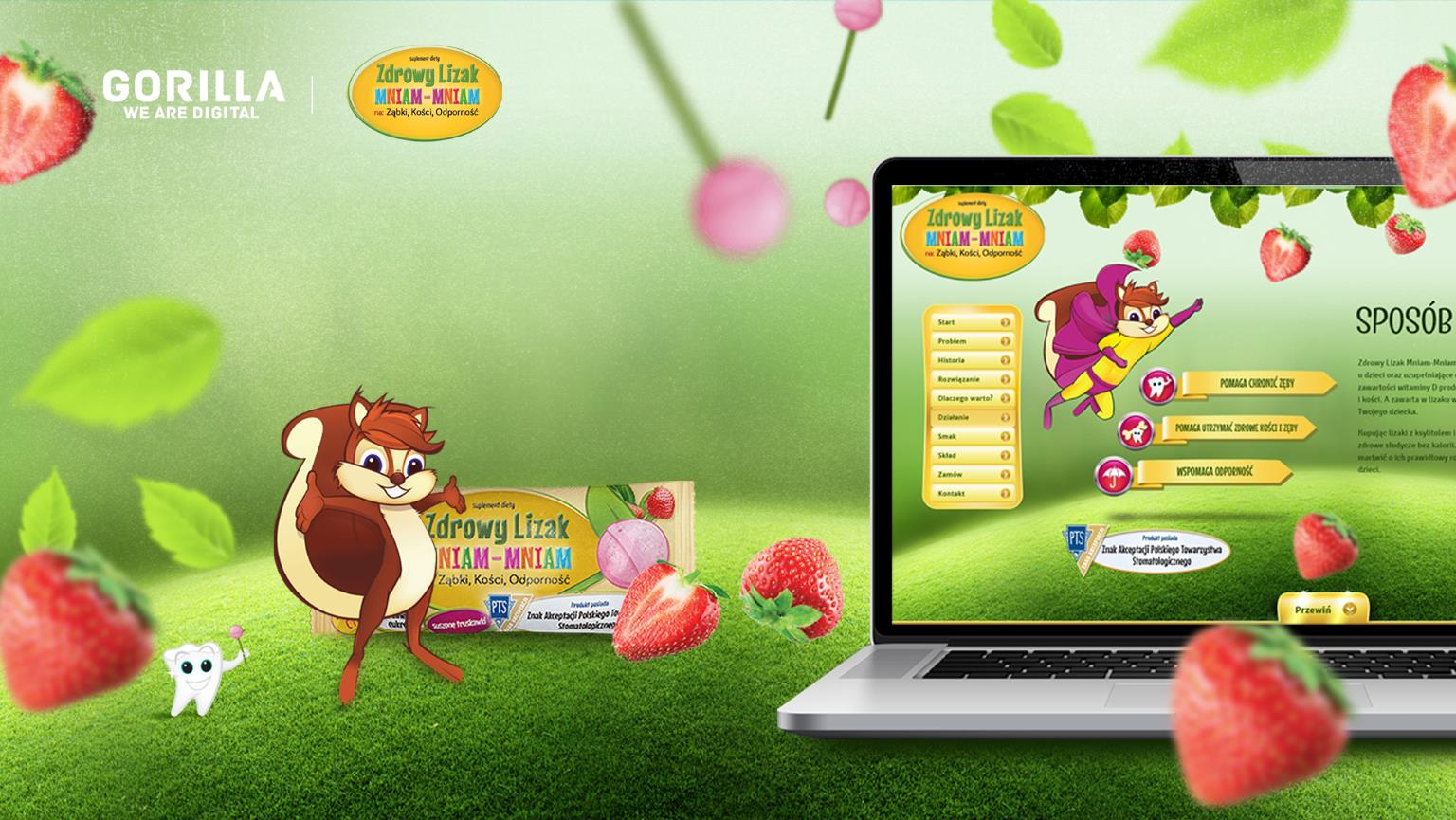 Zdrowy Lizak #serwis produktowy #Brand Hero