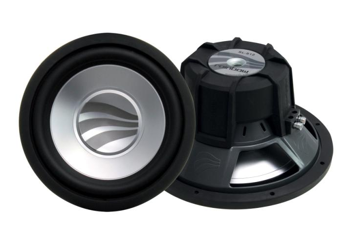 SL-S10 Max 550 W RMS 300 W Średnica - 250mm/10`` Impedancja - 2 x 2 ohm Pasmo przenoszenia - 28-200 Hz Głębokość montażu - 146mm