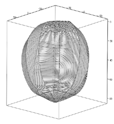 Źródło: Materiały własne Source: Own study Z rysunku 5 wynika, że dopasowanie do cytryny jej modelu jest dokładne choć występują niewielkie niedokładności lokalne.