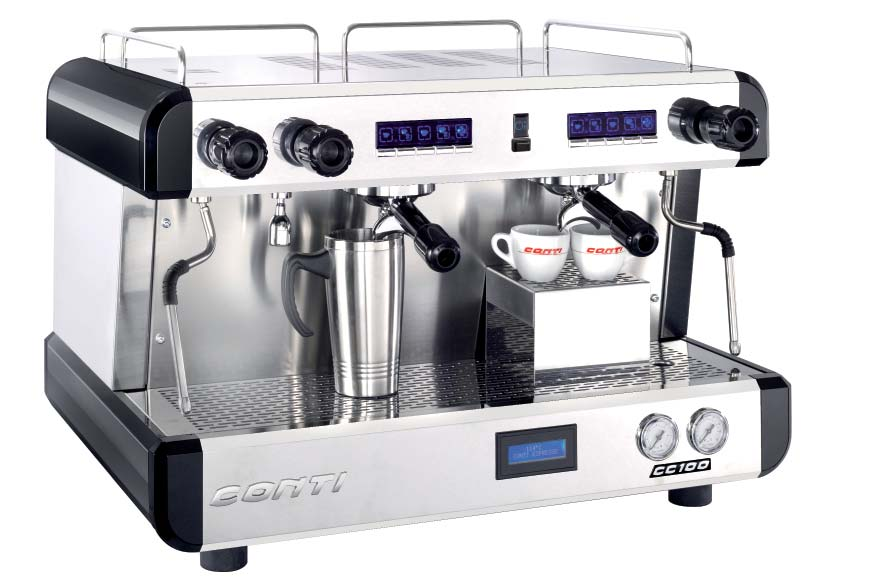 Ekspresy do kawy CC 100 Ekspresy do kawy CC 100: innowacyjny system podgrzewania wody w bojlerze, który zapewnia stabilność