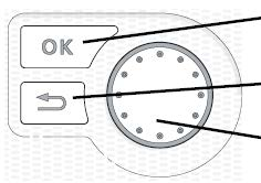 Instrukcja skrócona Nawigacja Przycisk Ok (potwierdź/wybierz) Zwiększ ilość ciepłej wody Przycisk Wstecz (wstecz/cofnij/wyjdź) Pokrętło regulacji (przenieś/zwiększ/zmniejsz) Szczegółowy opis funkcji