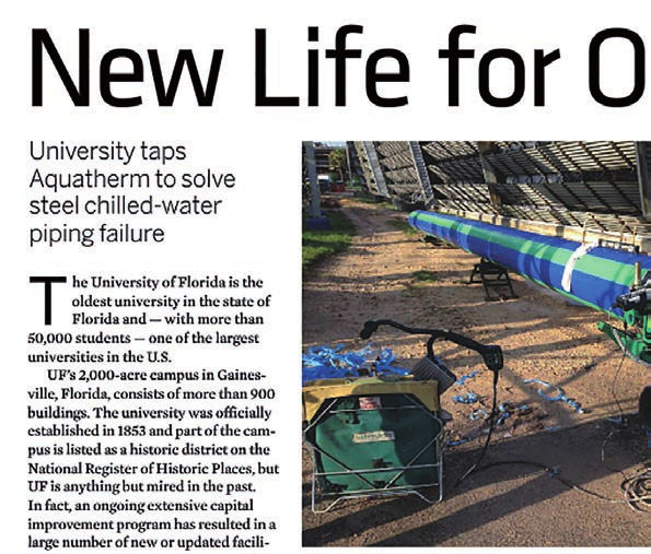 AQUATHERM BLUE PIPE: UNIVERSITY OF FLORIDA