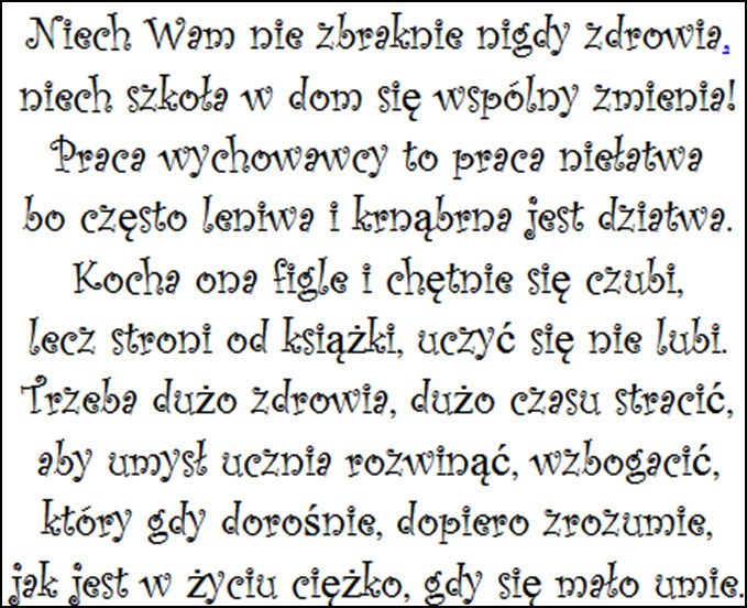 Z okazji Dnia Edukacji Narodowej