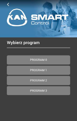 Programy tygodniowe pozwalają na zmianę programów tygodniowych, które ustawiamy dla termostatów.