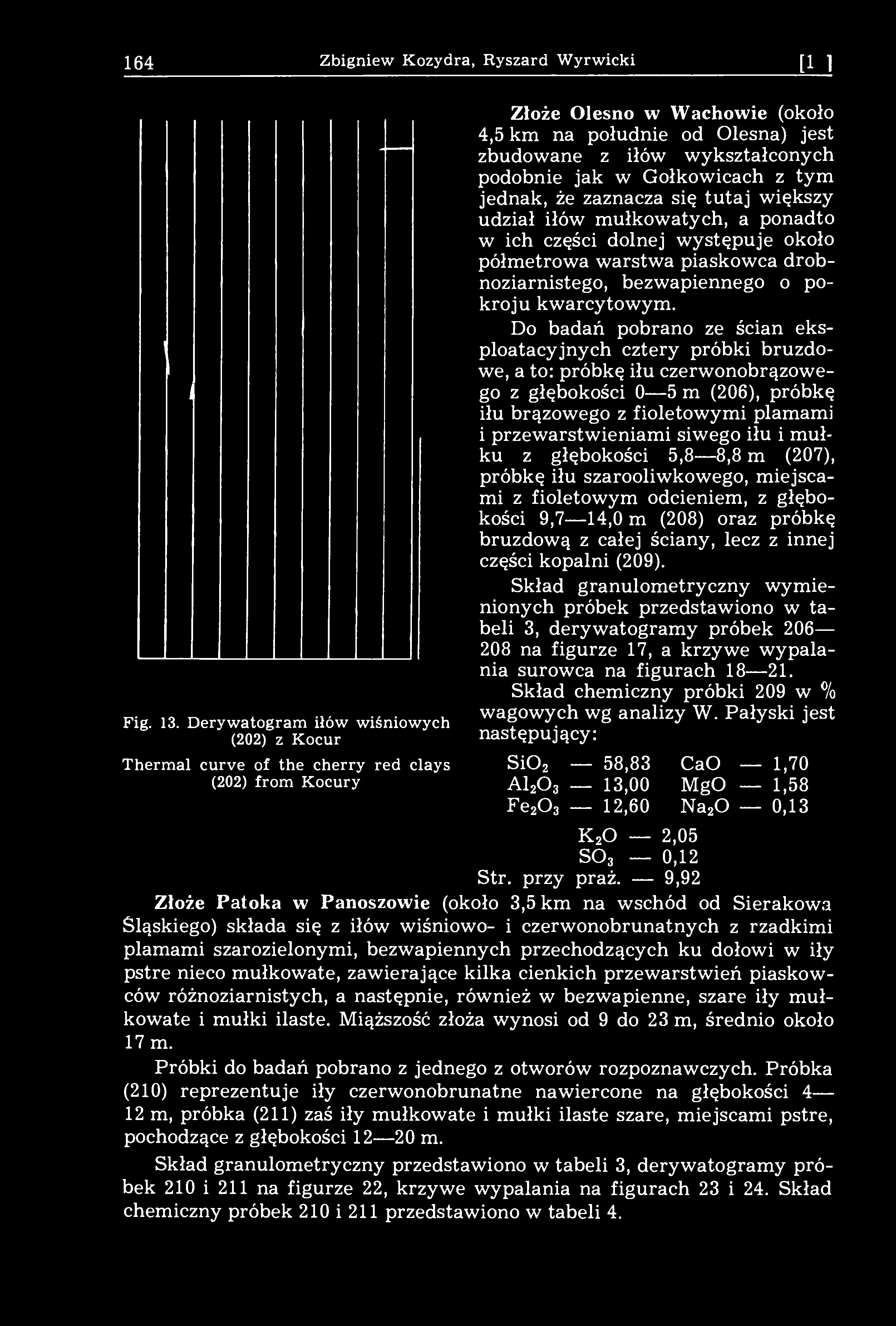 164 Zbigniew Kozydra, Ryszard Wyrwicki [101 Fig. 13.