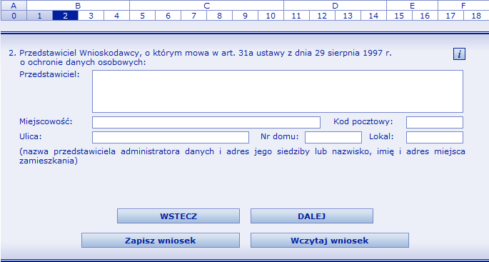 B1 Charakterystyka Administratora danych 1. Należy podad dowolną nazwę zbioru danych osobowych.