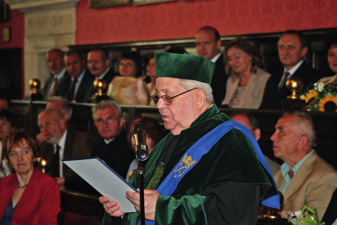 jubileuszu 70. urodzin z Rektorem UJ prof.