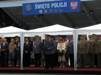 Wojewódzkiej Policji we Wrocławiu i Orkiestry Górniczej, prezentację sprzętu wykorzystywanego w służbie przez policyjnych