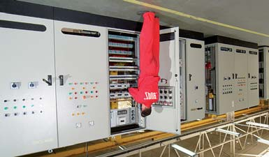 Primary cubicles and staircase distribution boards for residential buildings Cable boxes and metering and cable boxes