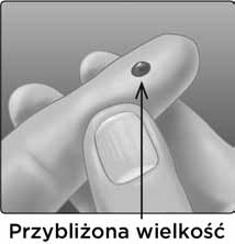 Nacisnąć przycisk zwalniający. Odsunąć nakłuwacz od opuszki palca. 8.