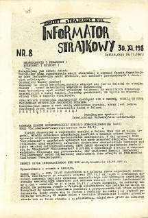 1981 (wydanie specjalne KATYŃ) Data wydawania: XI 1980 12 XI 1981, Ukazało się 18 numerów, datowane