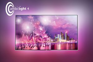 Europejskie wykonanie Odłączane głośniki: dostosuj styl dźwięku Technologia Ambilight na zawsze odmieni Twój sposób postrzegania telewizorów Nagrodzona wydajność 4K Ultra HD: rozdzielczość, jakiej
