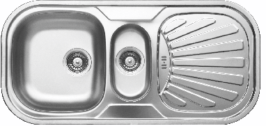 ZLEWOZMYWAKI STALOWE WBUDOWYWANE MA EX156 Wymiar 480x1000mm Grubość blachy 0,8mm