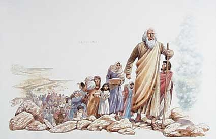 Prorok Mojżesz Izraelici osiedli w Egipcie, gdzie żyli pod uciskiem Faraona.