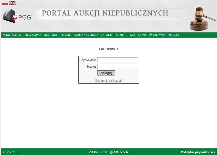 hasło, a następnie przycisk Załoguj. W przypadku problemów z logowaniem, można skorzystać z przycisku Zapomniałeś hasła?