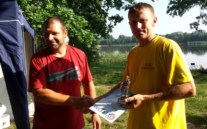 Jarosław Cieślik III miejsce w zawodach Zawody Gruntowe o Puchar Zarządu Koła - 17.08.2014 r.