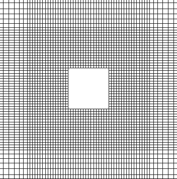 P E M L A I H D B F K C J O G N Rys. 6.5. Fragment siatki węzłów obejmujący rozważany obszar górotworu 6.4.