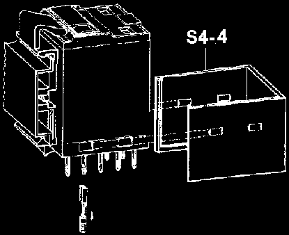 metalowa przekaźnika C5 + podstawki S5S Obejma metalowa przekaźnika C5 + podstawki S5B, S5P i S5PO Mocowanie