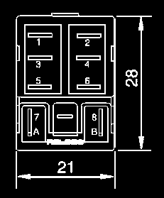 .. Standard Styki podwójne Styki widelcowe Wartość cewki Odstęp 3 mm (1,5+1,5) Typ cewki A (standard) T (standard) X V AC V DC V AC V DC V AC V DC