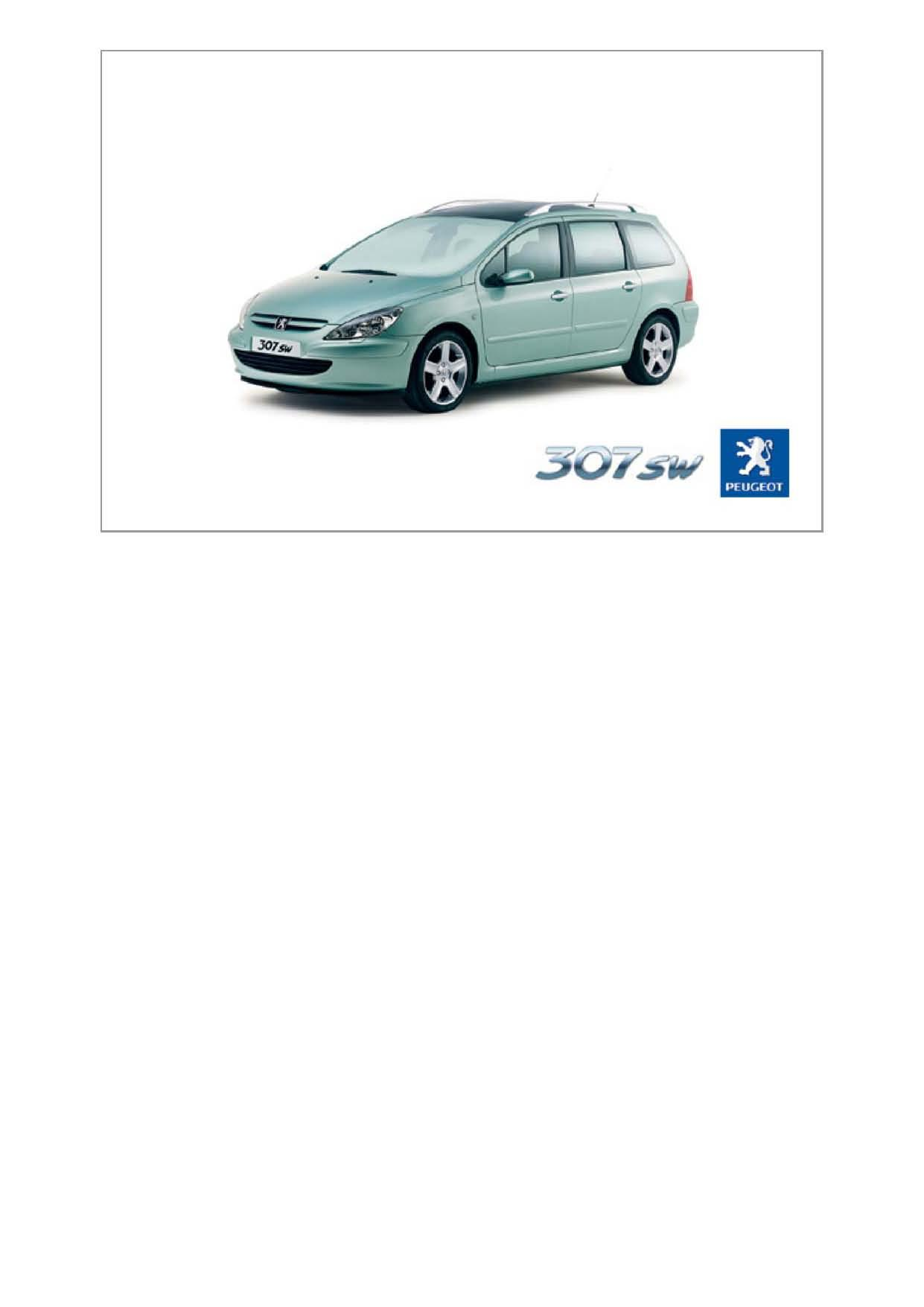 2 Rzut Oka Na Waszego Peugeot 307 Sw - Pdf Darmowe Pobieranie