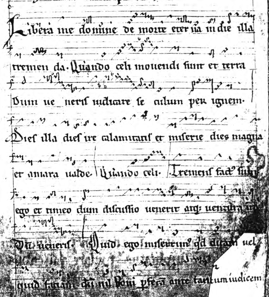 26 Andrzej Wałkówski Następna ręka, B spisała tekst Rytuału, przy czym jego fragment (fol. 112 r 114 r ) posiada nutację 68.