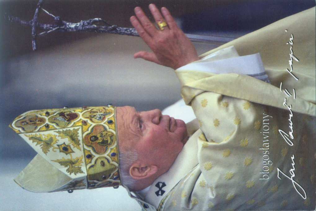 błogosławiony Jan Paweł II papież.