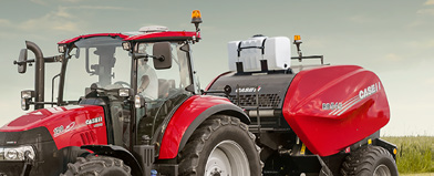 STEROWANIE W ZASIĘGU DŁONI Wszystko pod ręką AFS 700 I ISOBUS 2 Wszystkimi podstawowymi funkcjami pras RB545 i RB545 Silage Pack marki Case IH można sterować za pomocą magistrali ISOBUS przy użyciu